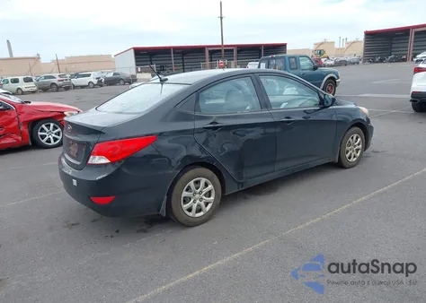 2013 Hyundai Accent Gls из США, поврежденный, VIN KMHCT4AE4DU317182